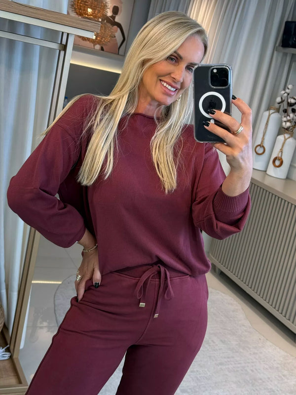 Blusa Abenção Básica 100% Algodão Bordo